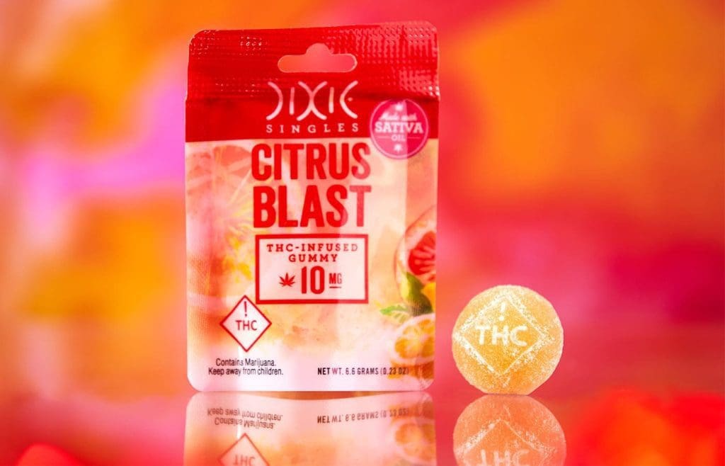 Dixie Gummies- citrus blast Package- Oasis Superstore