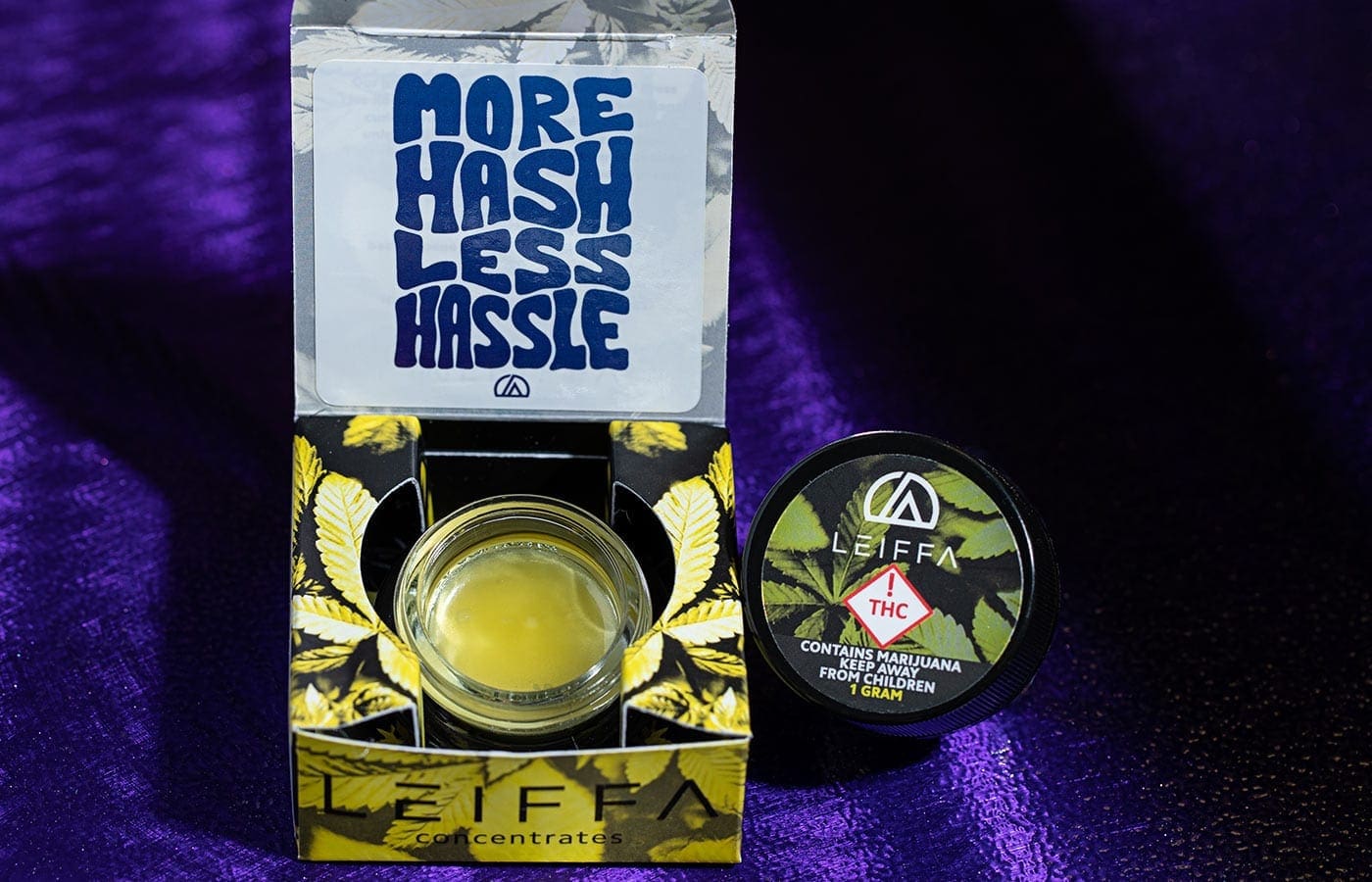 Leiffa hash concentrate in small jar. Oasis Superstore