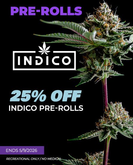 Indico Pre-Rolls sale ends 5/9/2026