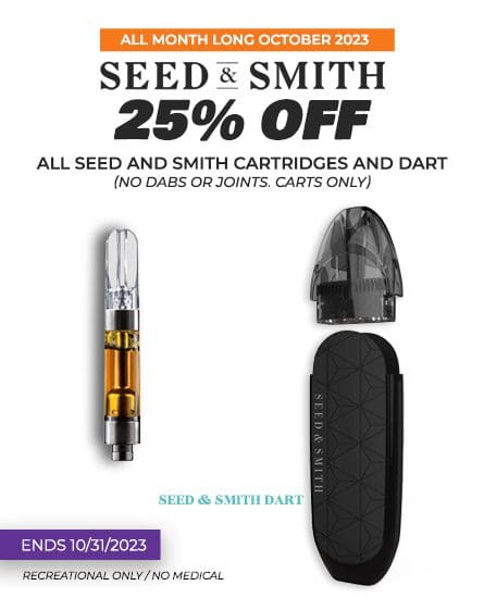 Seed & Smith 25% off. Sale ends 10-31-2023
