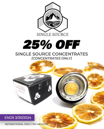 Single Source 25% off. Deal ends 3-30-24