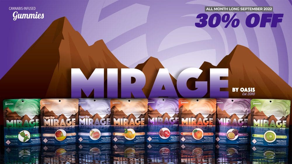 New Mirage Gummies by Oasis. $10.00 for 100MG!