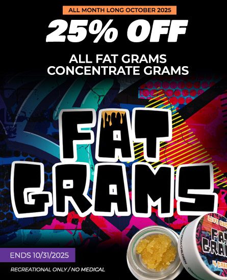 Fat Grams Concentrate deal October 2025