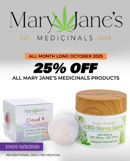 Mary Jane's Medicinals deal October 2025