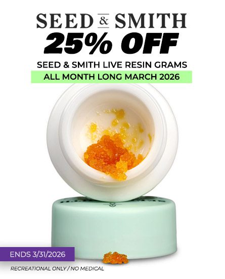 Seed & Smith Live Rosin -Sale - March 2026