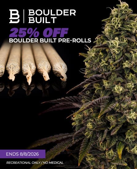 Boulder Built Pre=Roll sale ends 8/8/2026