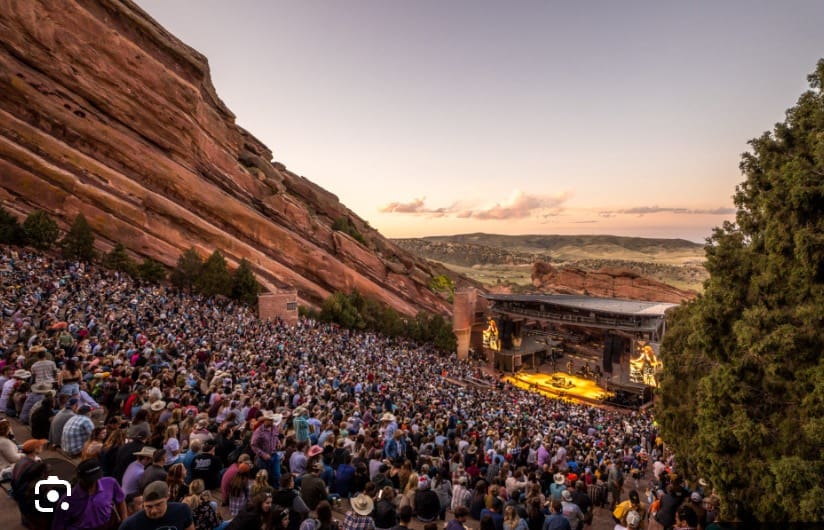 Red Rocks Colorado: Cannabis friendly shows.