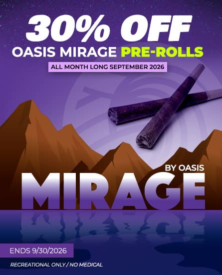 Oasis Mirage Pre-Rolls - September 2026 Deal
